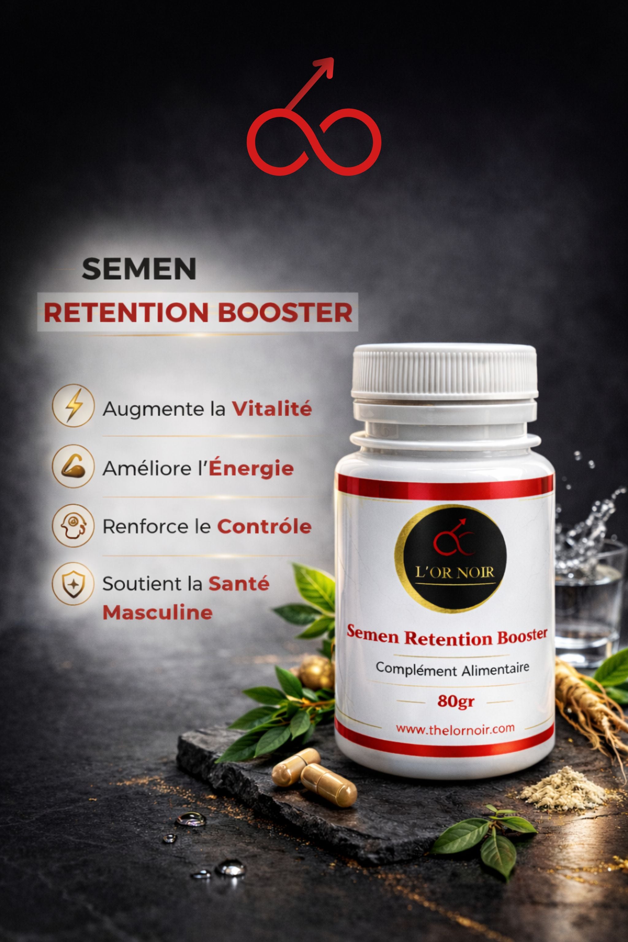 Semen Retention Booster- Complément alimentaire 100% naturel