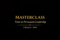Coaching Masterclass Vente & Persuasion (3 séances)